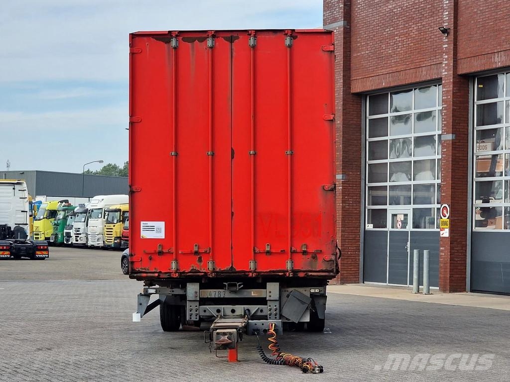 Krone BDF trailer with box - Box: 7.70 - 2.48 - 3.00 - F BDF Прицепы