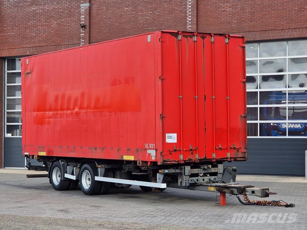 Krone BDF trailer with box - Box: 7.70 - 2.48 - 3.00 - F BDF Прицепы
