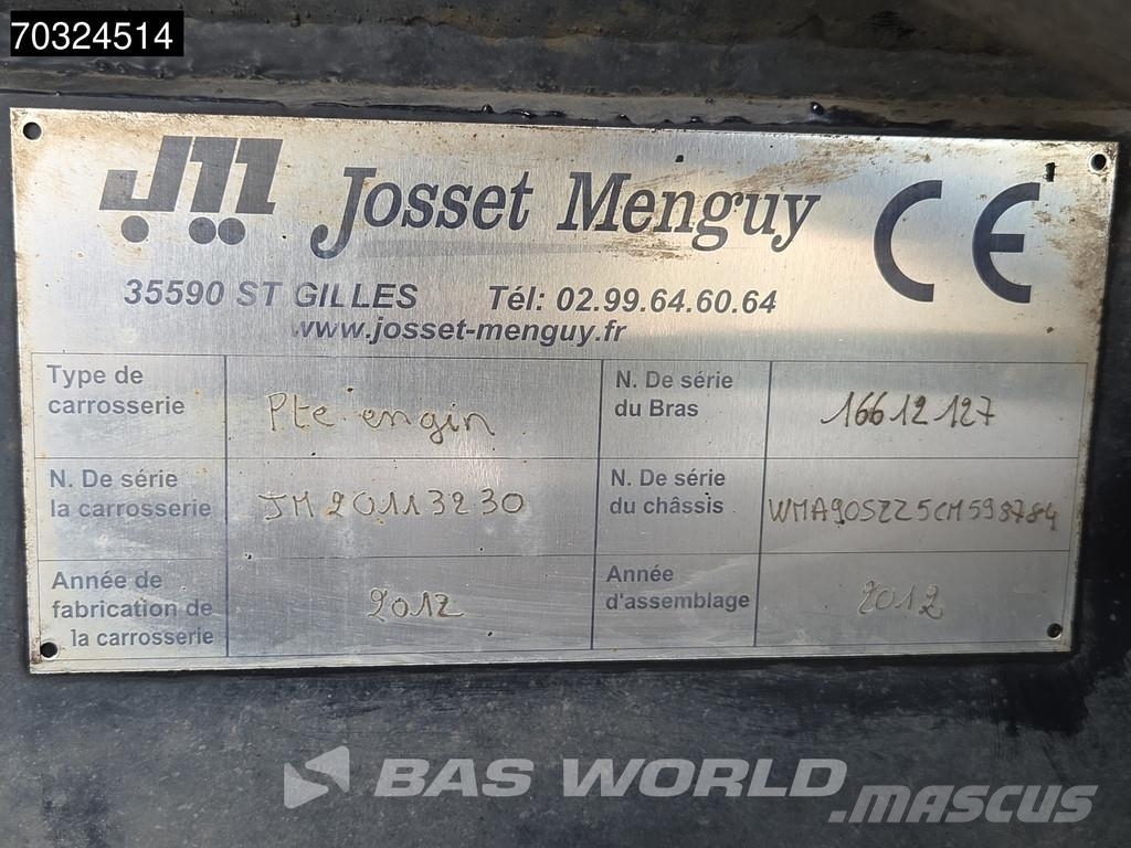 MAN TGS 35.360 TGS 8X2 Grua HIAB 166 E-2 Hiduo Rampas Camioane platforma/prelata