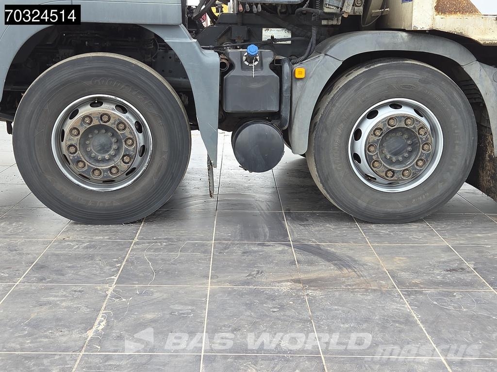 MAN TGS 35.360 TGS 8X2 Grua HIAB 166 E-2 Hiduo Rampas Camioane platforma/prelata