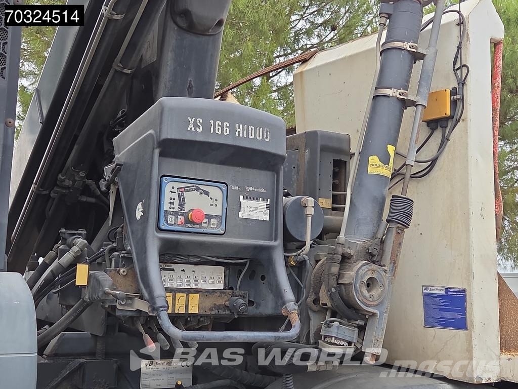 MAN TGS 35.360 TGS 8X2 Grua HIAB 166 E-2 Hiduo Rampas Camioane platforma/prelata