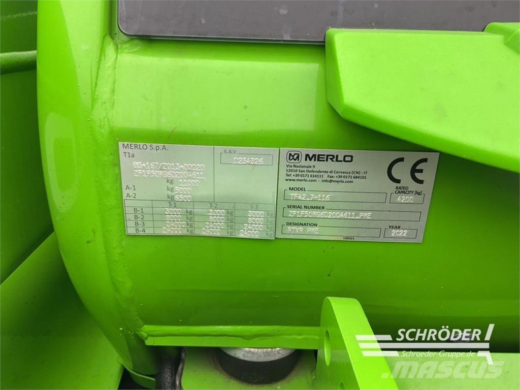 Merlo TF 42.7 - 116 Télescopique agricole