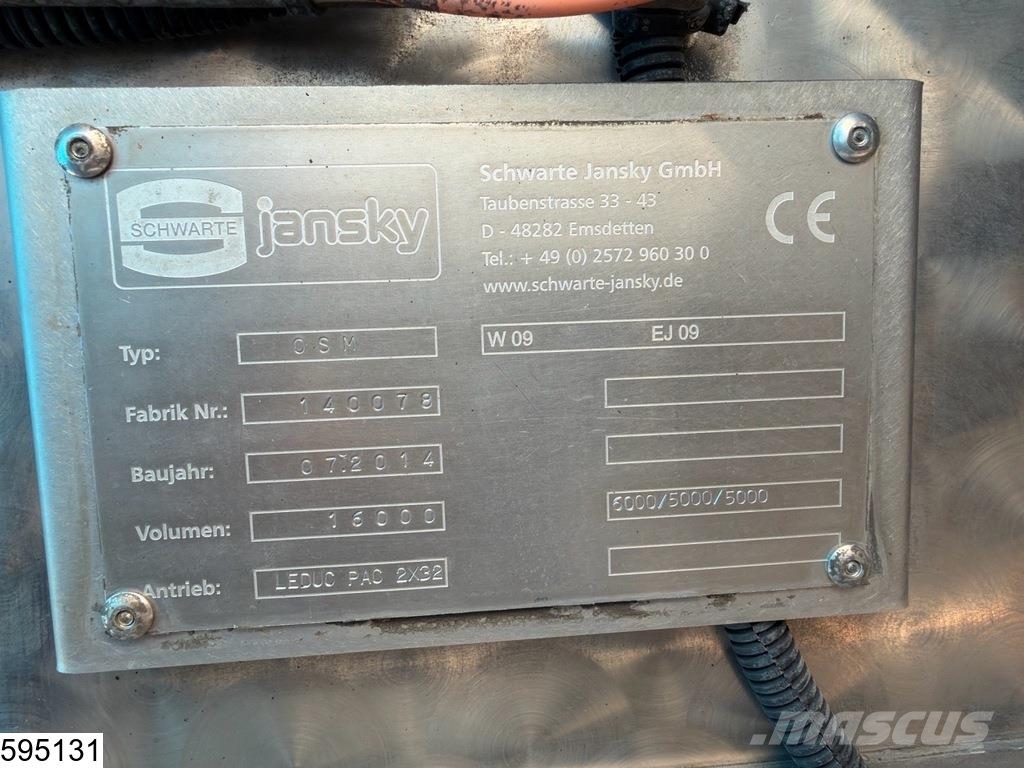 Scania G 500 6x2, EURO 6d, 16.000 L, 3 Comp, Retarder Tankbiler