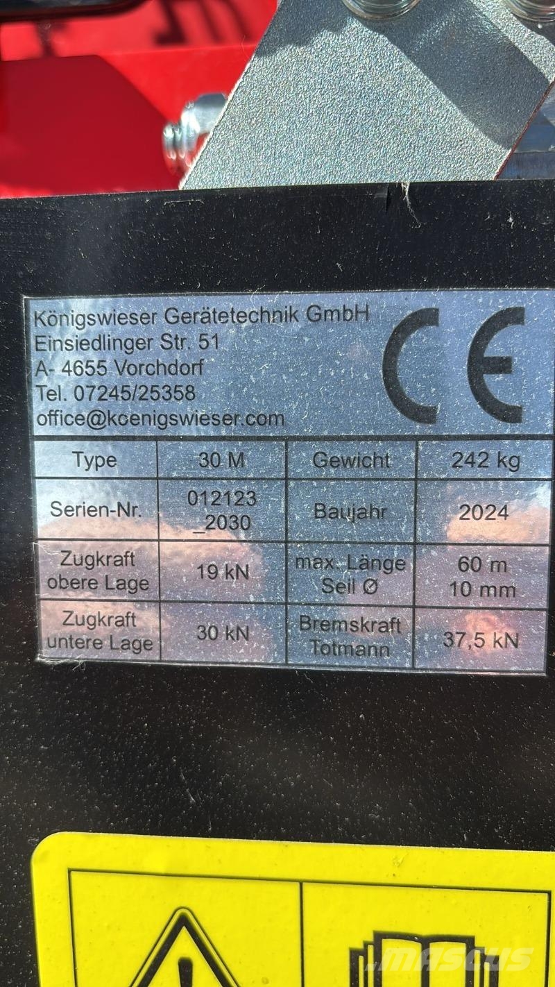  Sonstige KDG 30 M Seilwinde Landbrug - Andet 