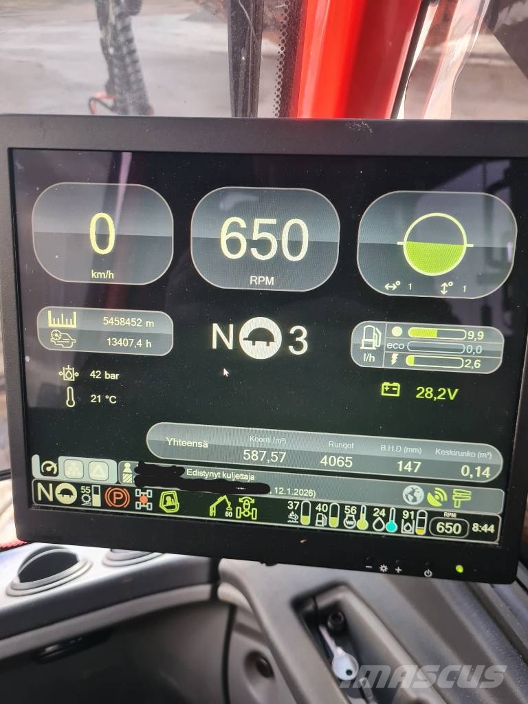 Komatsu 911 Cosechadoras