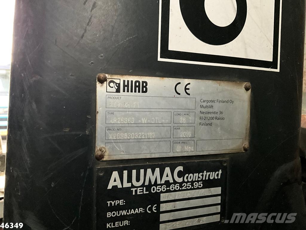 MAN TGS 35.440 Euro 5 Hiab 26 Ton haakarmsysteem 工程吊钩车