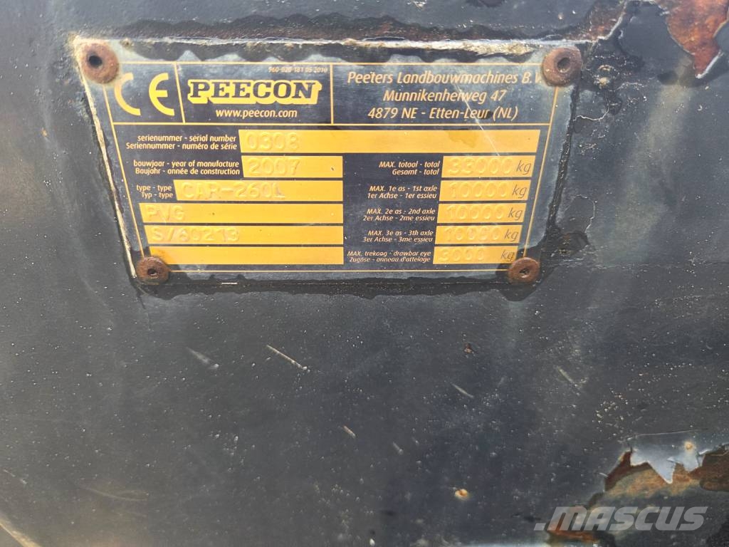 Peecon CAR-260L Hook lift trailers