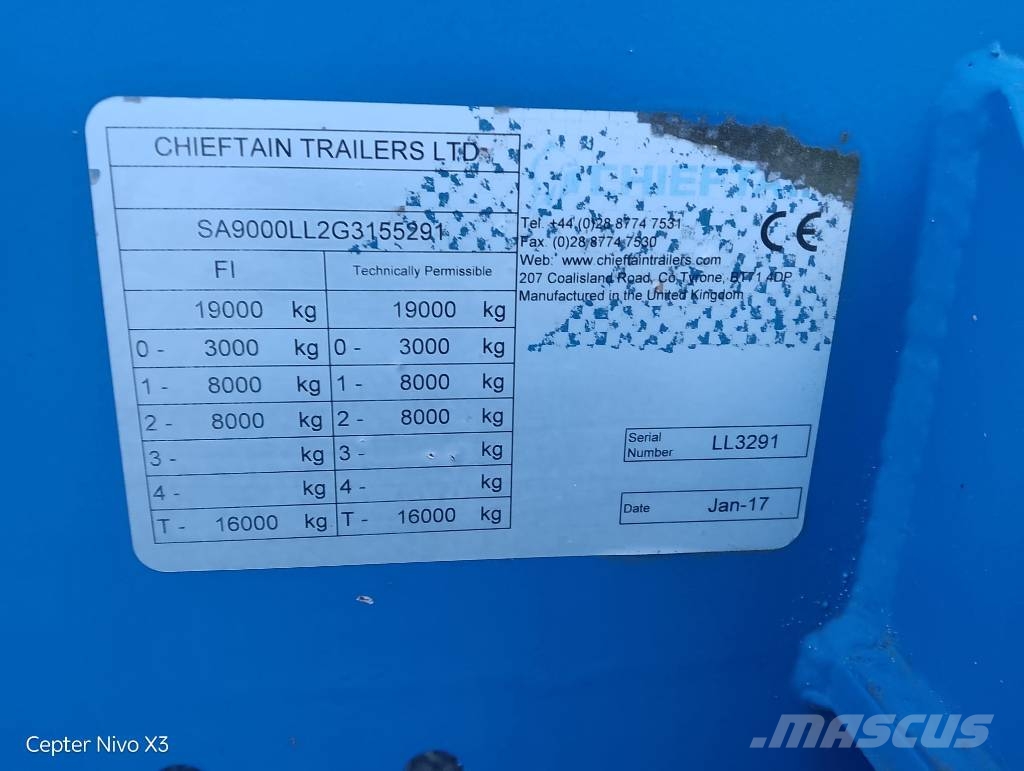 Chieftain Lavetti 16tn Прочие сельхоз-прицепы