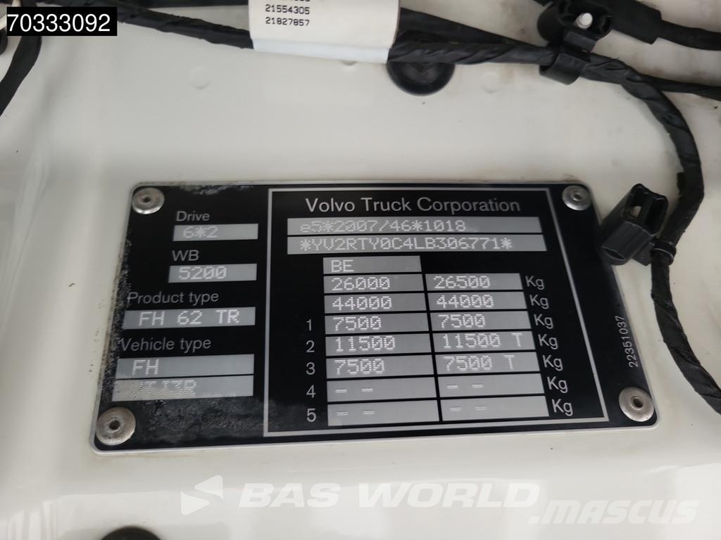 Volvo FH 460 FH 6X2 chassis Full Air Suspension Lift-Axl Camiones con chasís y cabina