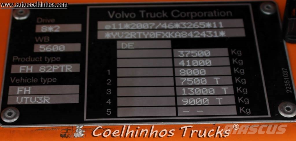 Volvo FH 460  8x2 Otros camiones