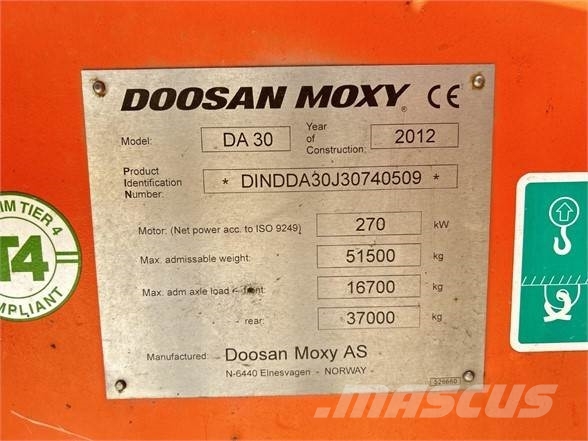 Doosan DA30 Kĺbové nákladné autá
