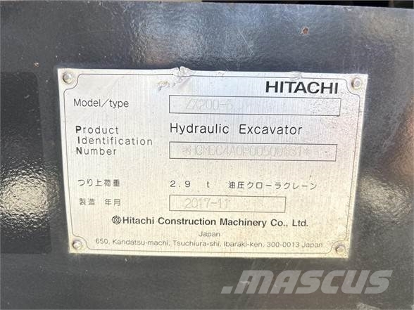 Hitachi ZX200-6 Гусеничні екскаватори