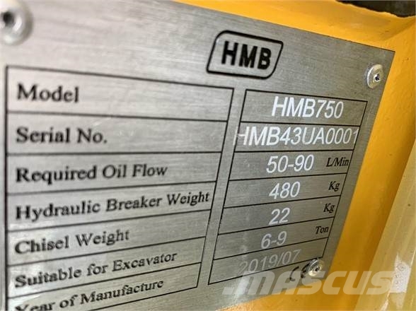 HMB 750 Hydraulik / Trykluft hammere