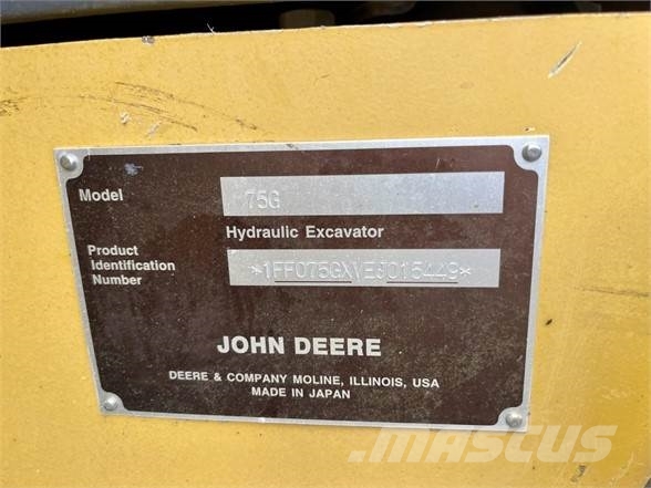 John Deere 75G Гусеничные экскаваторы