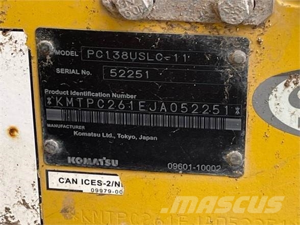Komatsu PC138US LC-11 履带挖掘机