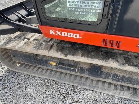 Kubota KX080-4 Roomikekskavaatorid