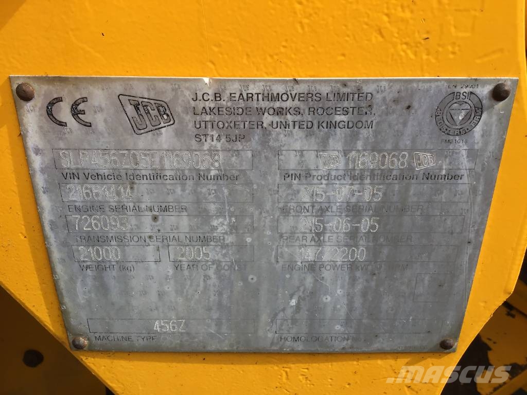 JCB 456 ZX Incarcator pe pneuri