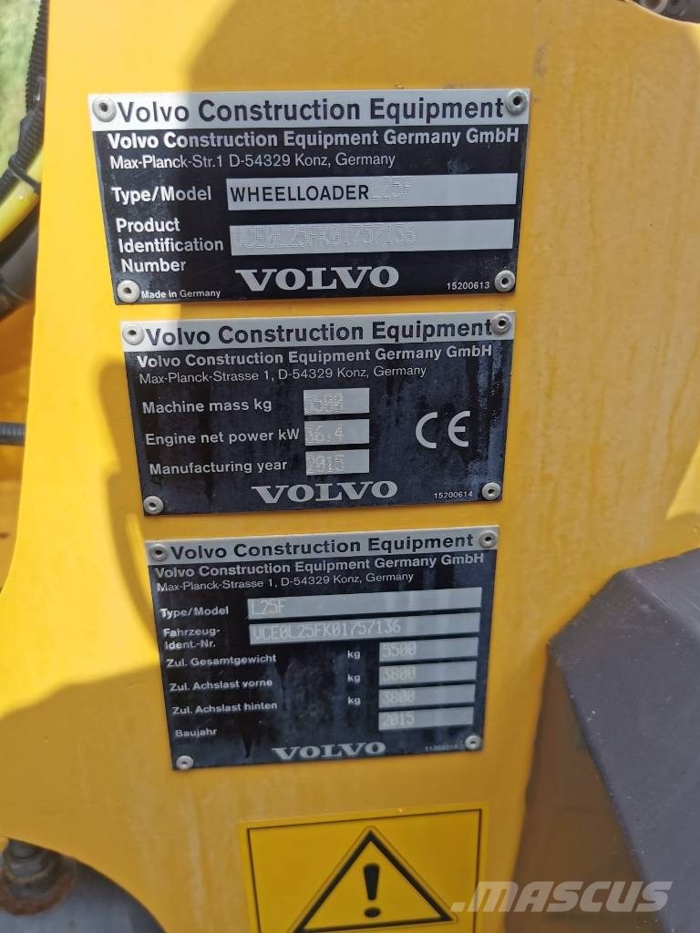 Volvo L 25 F Iekrāvēji uz riteņiem