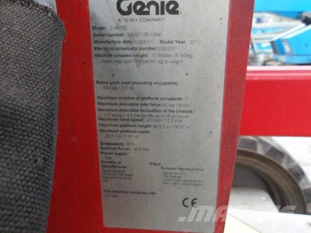 Genie Z45-25 رافعات سلة مفصلية