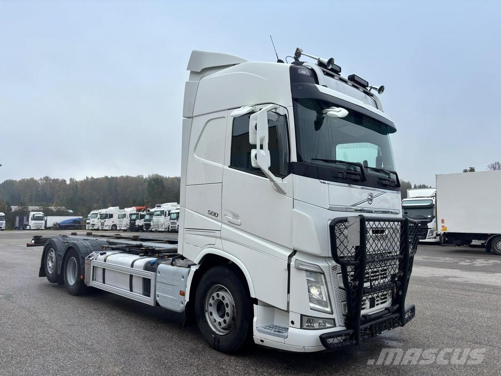 Volvo FH500 6x2*4 EURO6 + RETARDER + CHASSIS L7600mm Šasija ar kabīni
