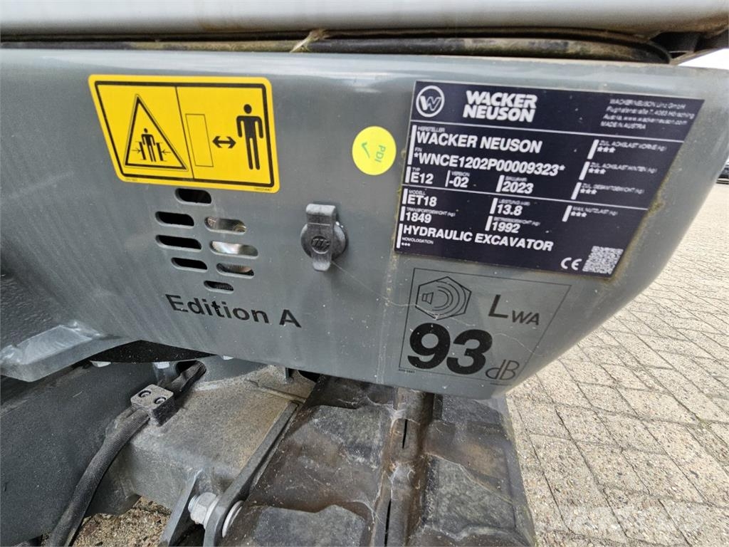 Wacker ET 18 Minigrävare < 7t