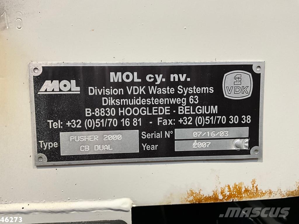 DAF FAG 75 CF 250 Euro 5 VDK 20m³ Camiones de basura