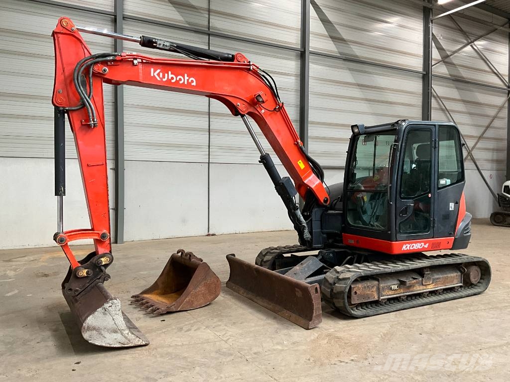 Kubota KX 080-4 Midi ekskavatörler 7 - 12 t