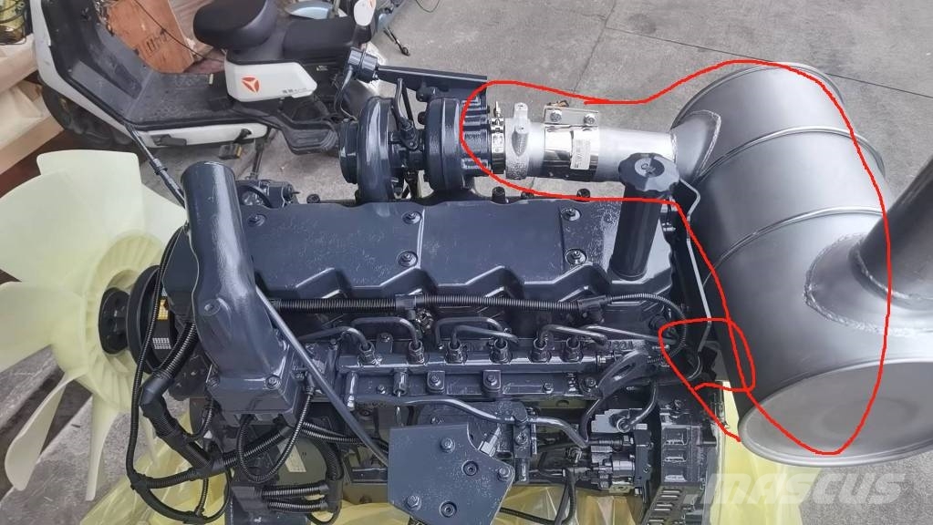 Komatsu 6D107E Diesel Engine for Construction Machine Engines