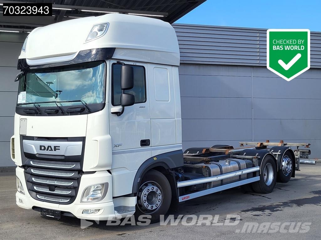 DAF XF 480 6X2 SSC Full Air Automatic Euro 6 Lanový nosič kontejnerů