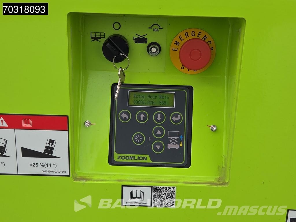 Zoomlion ZS0812AC-Li 8 M - Garantía de fábrica - Certificad رافعات الإنشاءات