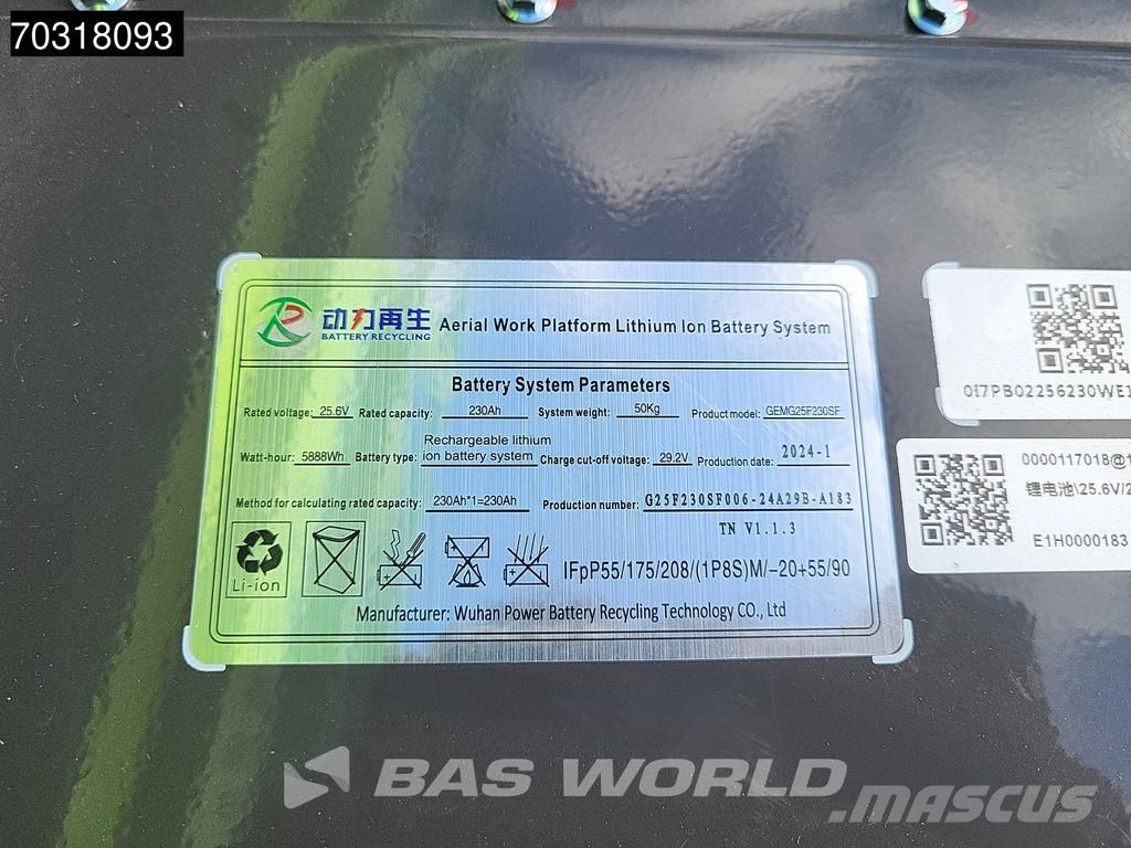 Zoomlion ZS0812AC-Li 8 M - Garantía de fábrica - Certificad رافعات الإنشاءات
