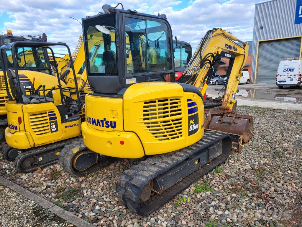 Komatsu PC55MR-5 Minigrävare < 7t