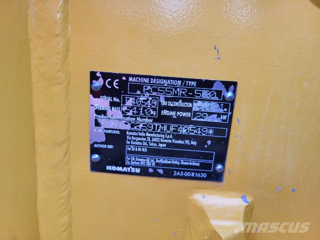Komatsu PC55MR-5 Minigrävare < 7t