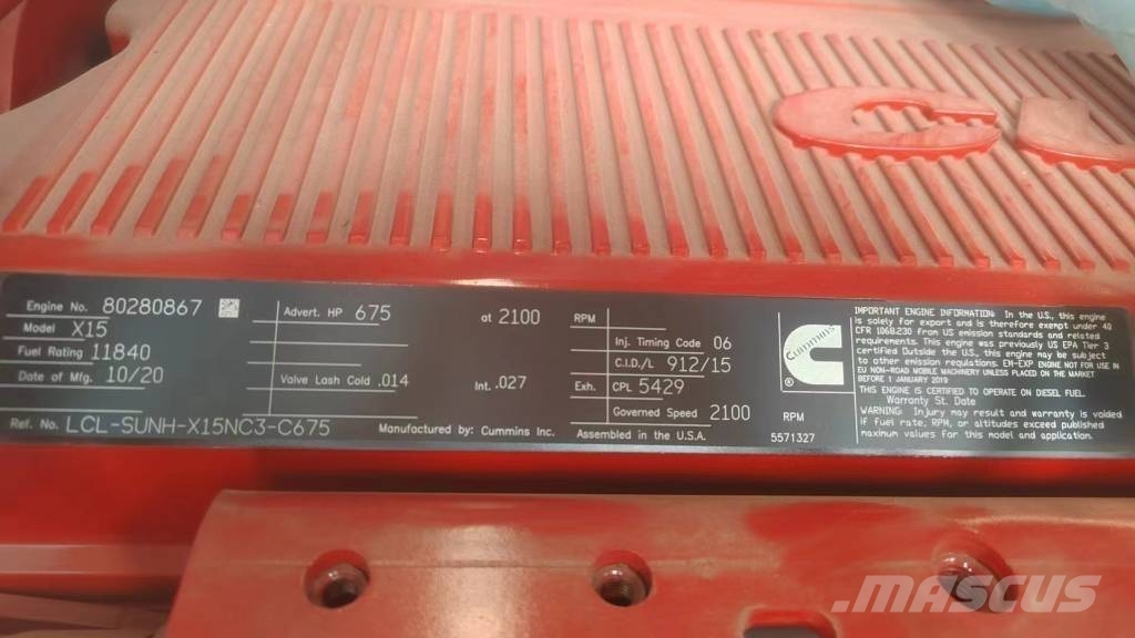 Cummins 80280867 construction machinery engine エンジン