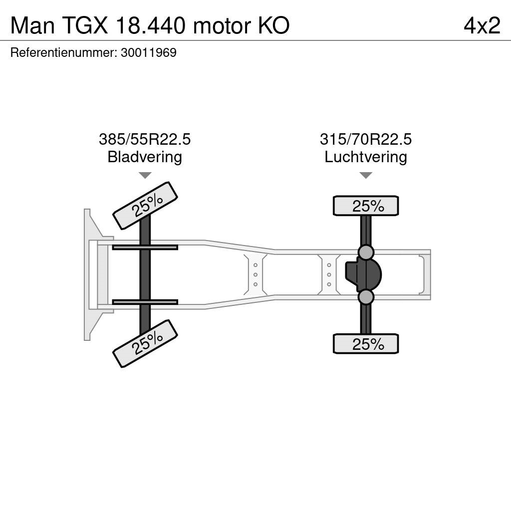 MAN TGX 18.440 motor KO Sattelzugmaschinen