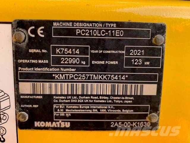 Komatsu PC210LC-11 Escavatori cingolati