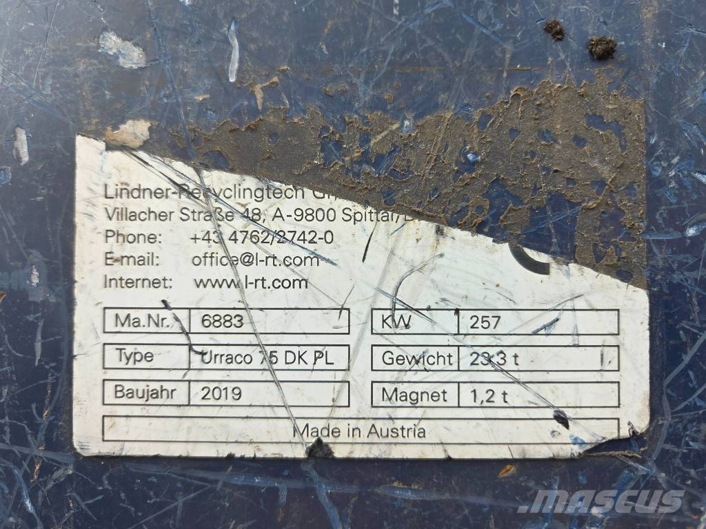 Lindner U 75 D/DK Shredders