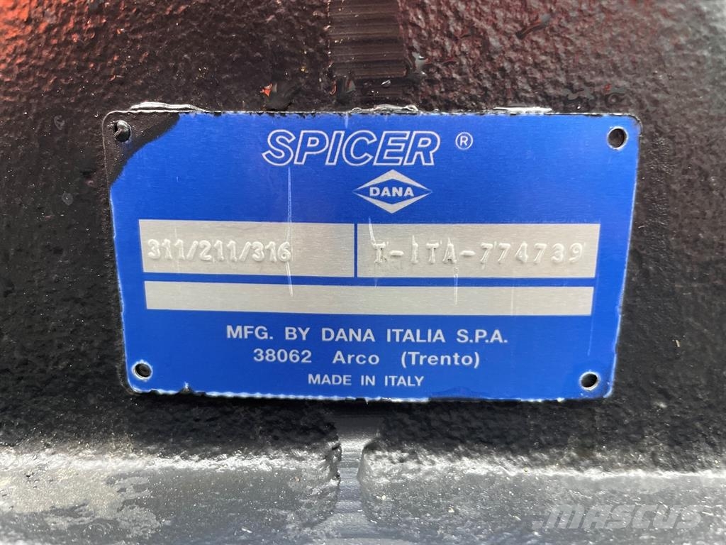 Wacker Neuson -Spicer Dana 311/211/316-Axle/Achse/As 軸