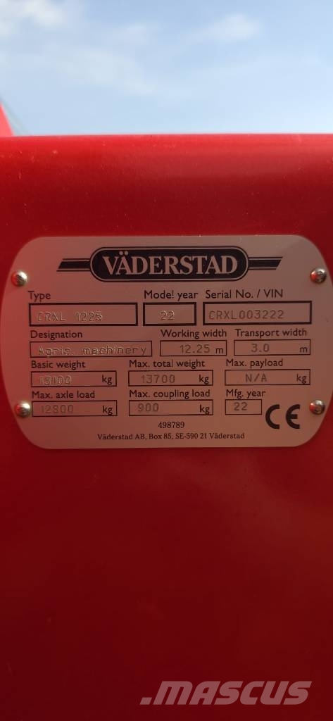 Väderstad Carrier XL 1225 Tallerkenharver