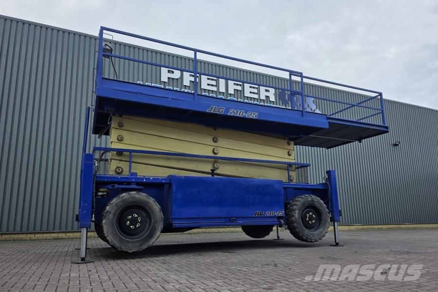 JLG 210-25 Diesel, 4x4 Drive, 23m Working Height, 1000 Piattaforme a pantografo