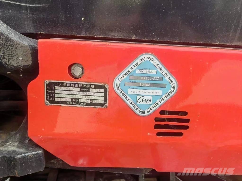 Kubota kx155 Miniekskavaatorid < 7 t