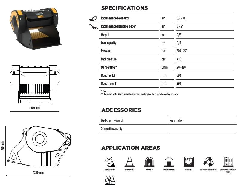 MB Crusher C50 Brecherlöffel