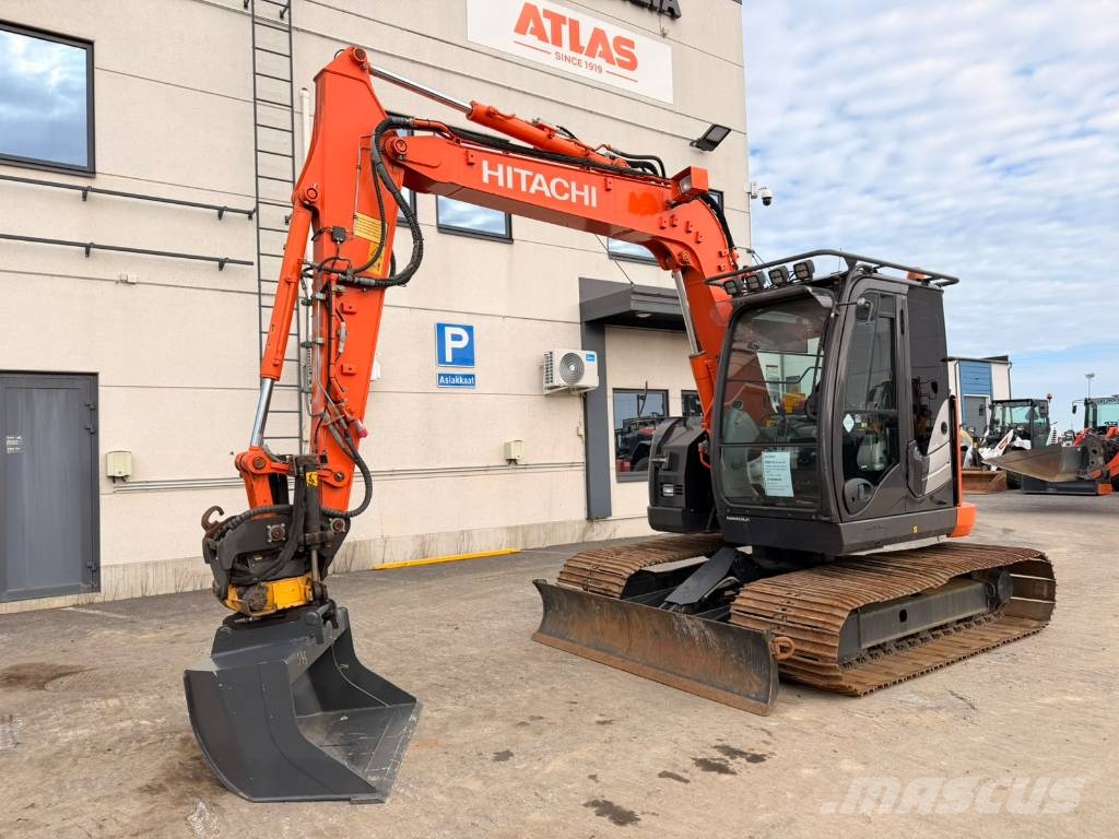 Hitachi ZX 85 US-5 A 800mm telat Väikeekskavaatorid 7t-12t