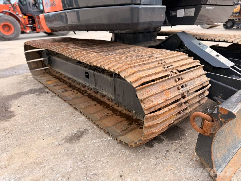 Hitachi ZX 85 US-5 A 800mm telat Väikeekskavaatorid 7t-12t