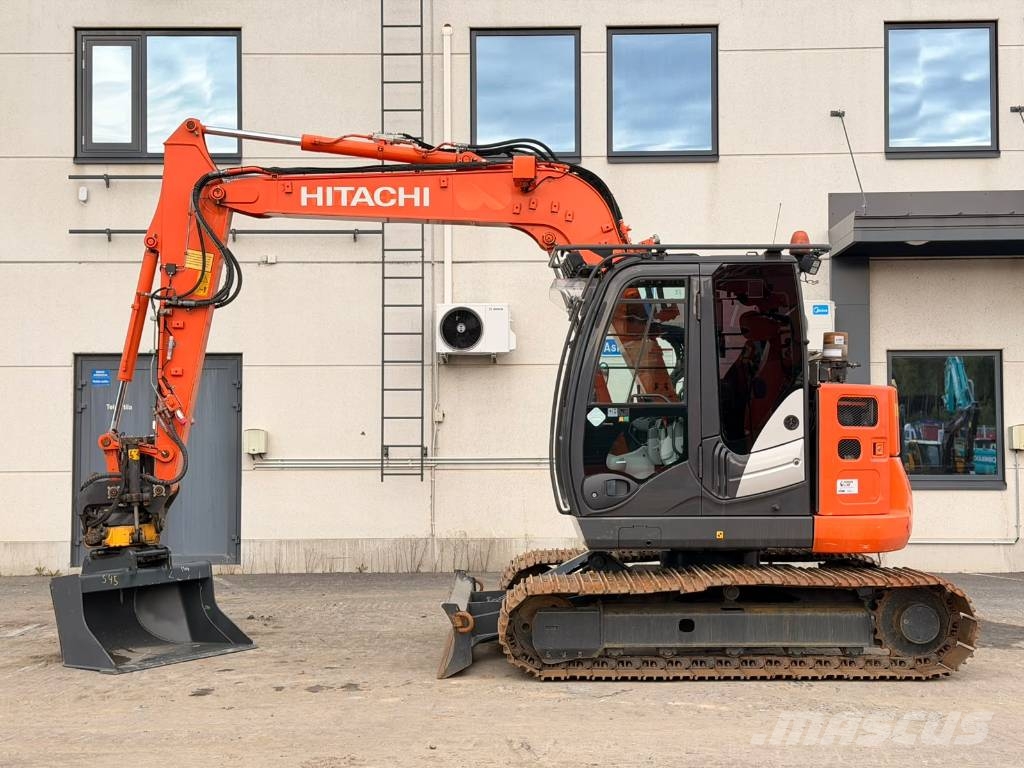 Hitachi ZX 85 US-5 A 800mm telat Väikeekskavaatorid 7t-12t