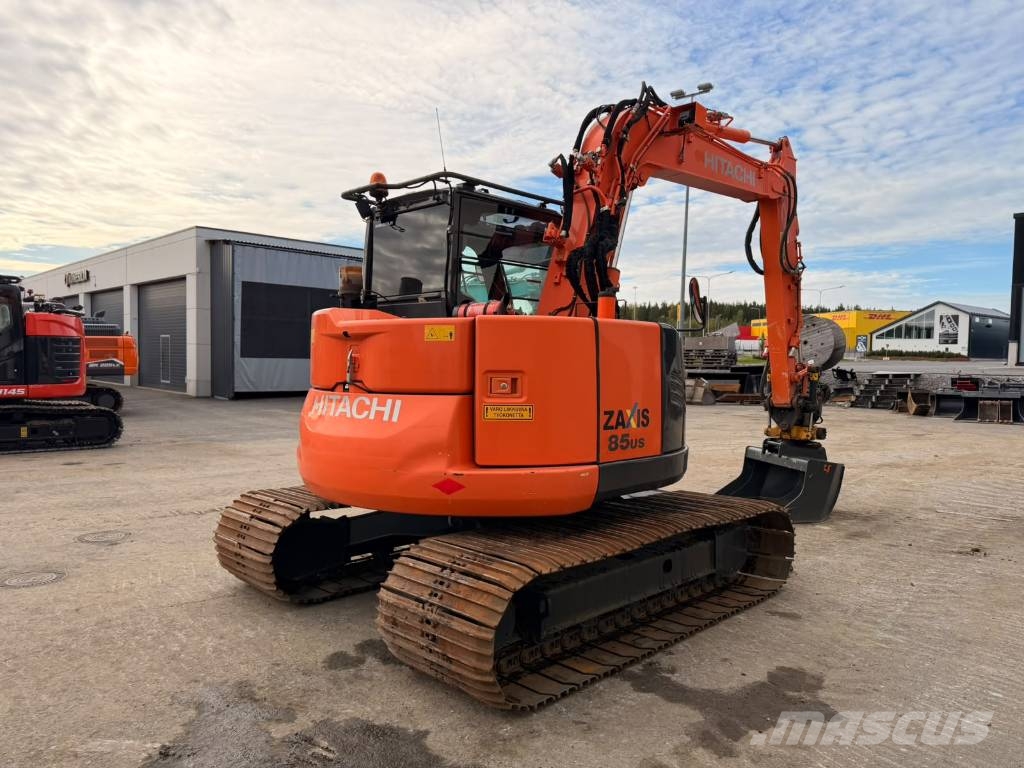 Hitachi ZX 85 US-5 A 800mm telat Väikeekskavaatorid 7t-12t