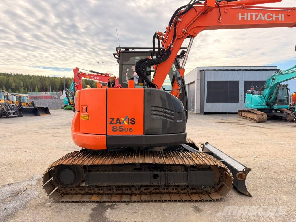 Hitachi ZX 85 US-5 A 800mm telat Väikeekskavaatorid 7t-12t