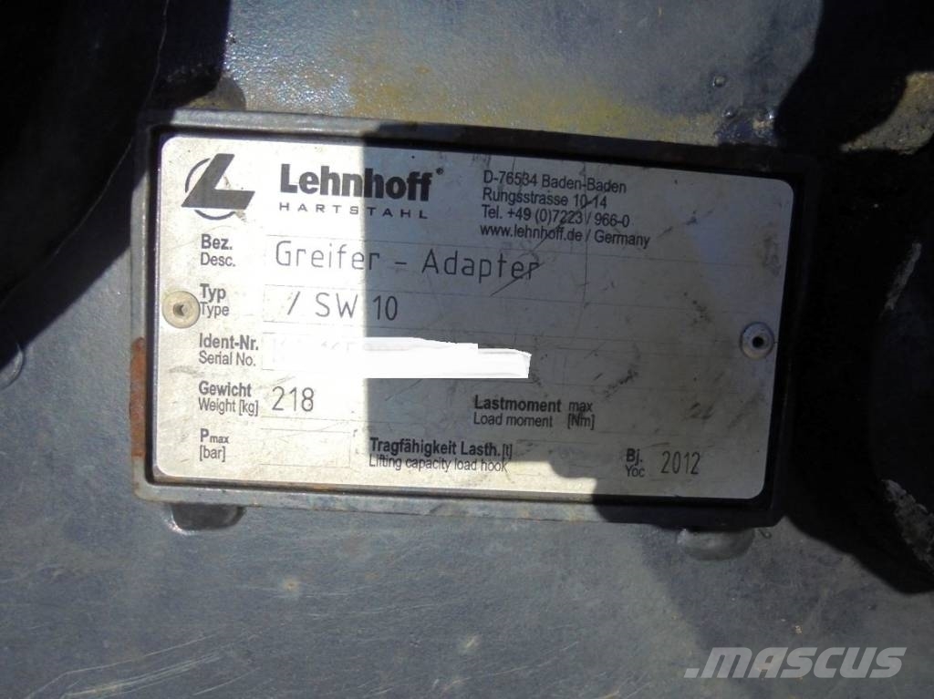 Kinshofer Greifer 600 mm - MS 10 Garras