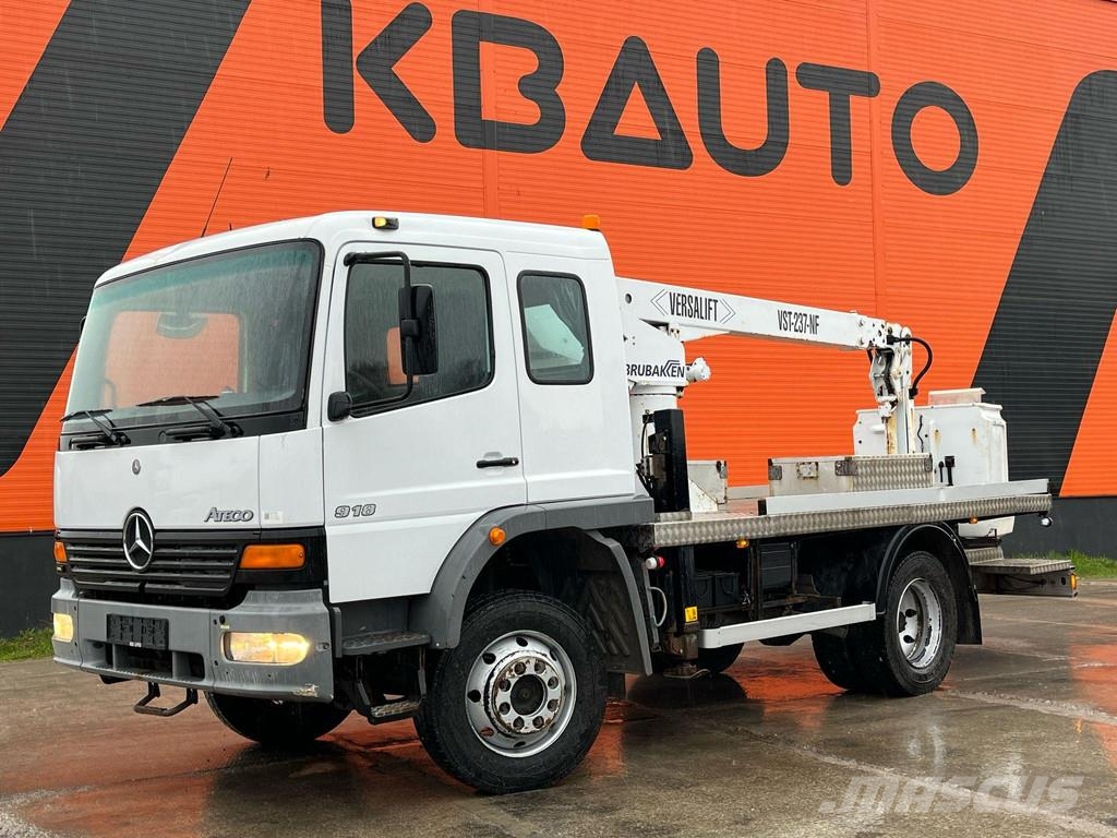 Mercedes-Benz Atego 918 4x4 VERSALIFT VST-237-NF / 13,5 m شاحنات الرافعات