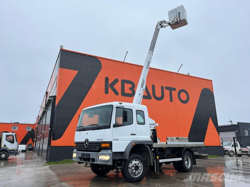 Mercedes-Benz Atego 918 4x4 VERSALIFT VST-237-NF / 13,5 m Автокранове
